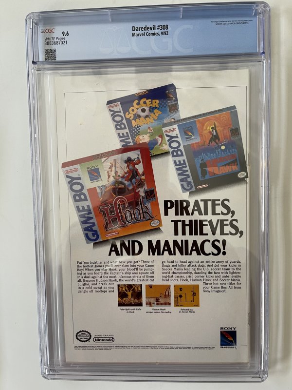 DAREDEVIL #308 - CGC 9.6 - PUNISHER