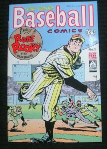 1991 BASEBALL COMICS #1 VF 8.0 Kitchen Sink w/ Card Insert Fisherman Collection