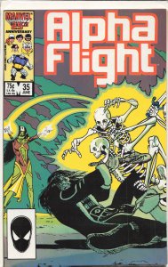 Alpha Flight #35 (1986) Alpha Flight