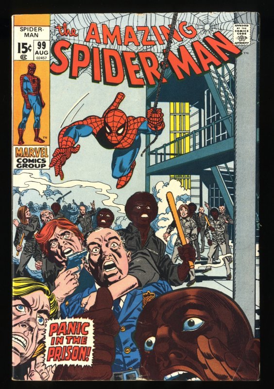 Amazing Spider-Man #99 VG/FN 5.0 Johnny Carson Appearance!