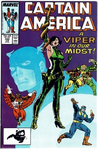 Captain America #342   Serpent Society Newsstand  NM+
