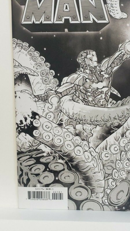 Iron Man #1 Black and White Sketch! 1 Per Store! 2020 Marvel Comics