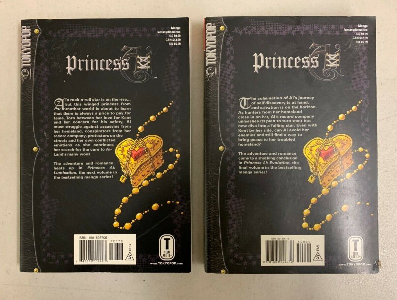 Princess AI Vol 2 & 3 Paperback Kujiradou Love Milky  