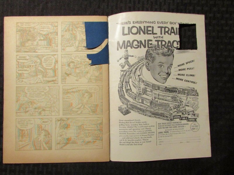 1953 3-D Comics LITTLE EVA v.1 #1 GD- St John Publishing NO Glasses Clipped