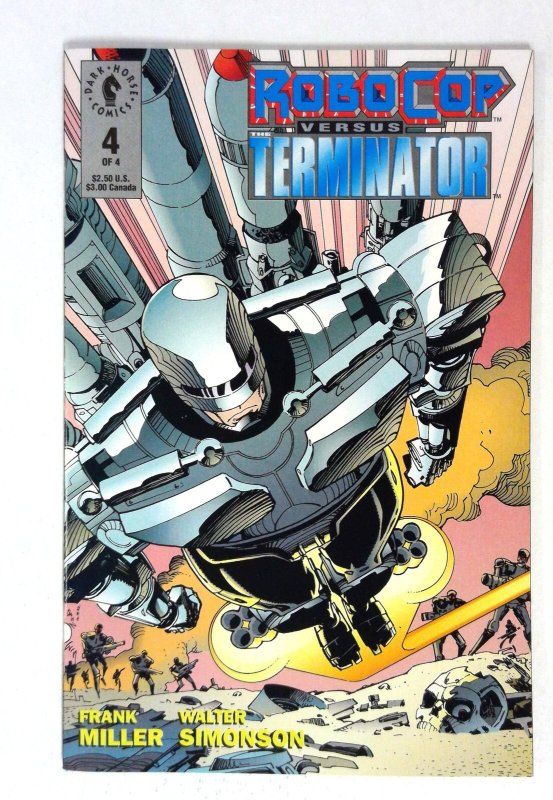 RoboCop Versus The Terminator #4 (1992) Frank Miller Walter Simonson Dark Horse