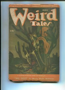 WEIRD TALES JULY 1945-LEE BROWN COYE-RAY BREADBURY-VG