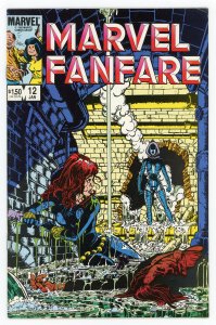 Marvel Fanfare #12 George Pérez Black Widow Iron Maiden VF+