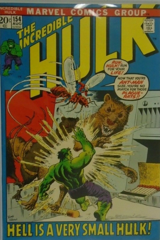 The Incredible Hulk #154 - 5.0 VG/FN - 1972