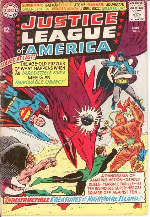 JUSTICE LEAGUE OF AMERICA 40 VG November 1965 COMICS BOOK