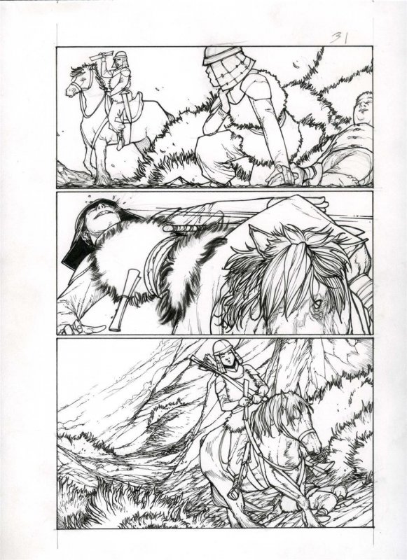 Mulan One Shot page 31  Published art by ALEX SANCHEZ Disney