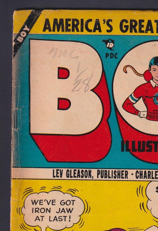 Boy Comics #87 4.5 VG+ Lev Gleason - Mar 1953