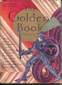 Golden Book 3/1929-Boris Artzbasheff-pulp fiction-Skippy-Percy Crosby-VG