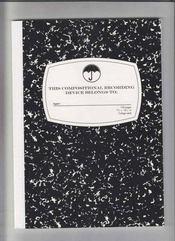 Umbrella Academy Composition Notebook VF/NM 2009 version white spine  gerard way 