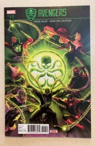 Avengers #10 (2017) Mark Waid Story Mike Del Mundo Art Alex Ross Cover