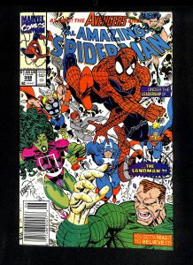 Amazing Spider-Man #348 Newsstand Variant