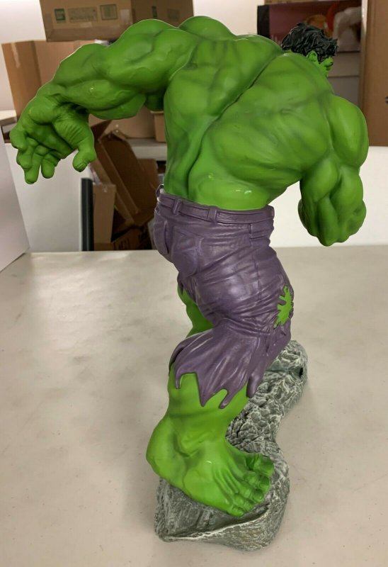 Kotobukiya Marvel Hulk Fine Art Statue Classic Avengers Series Slight Damage