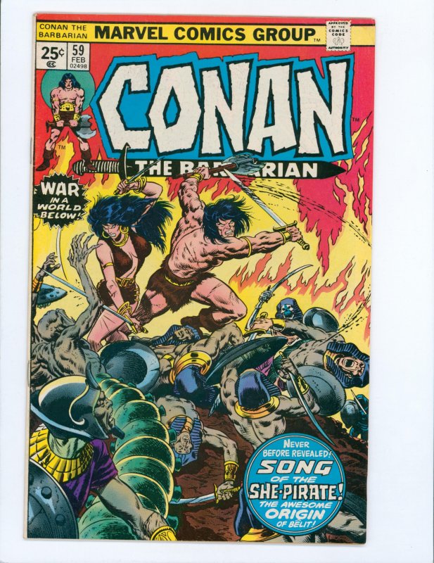 Conan the Barbarian #59 (1976) Origin of Belit