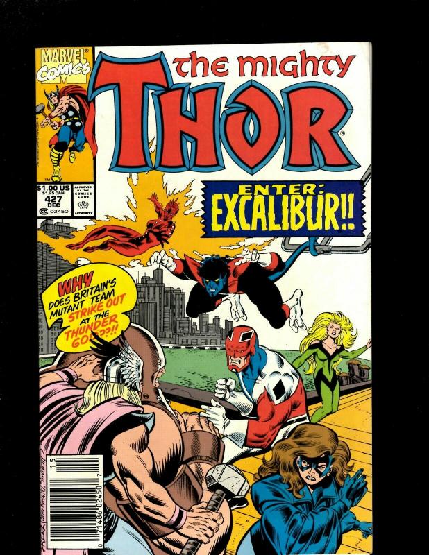 12 Thor Marvel Comics #398 404 405 407 410 416 418 422 426 427 429 J369