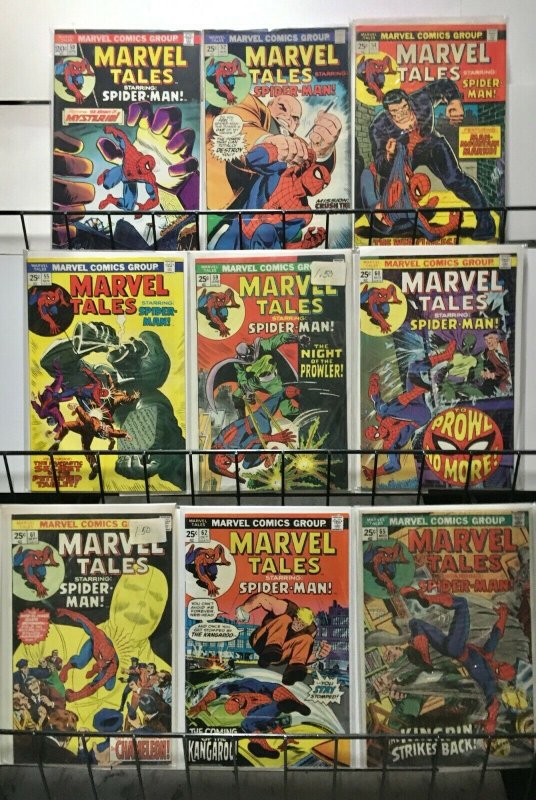 MARVEL TALES 50-136 Spider-Man reprints 46 Issues FINE - VERY FINE 1970's-1980s