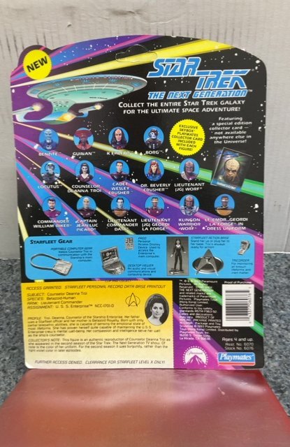 Star Trek Next Generation  Deanna Troi Action Figure  1993