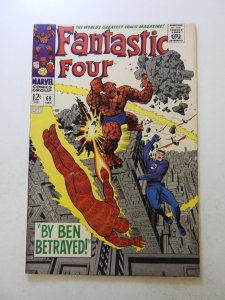 Fantastic Four #69 (1967) FN+ condition small amount moisture damage