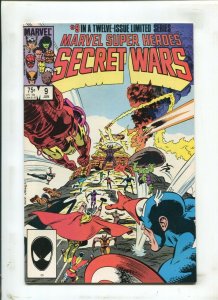Marvel Super-Heroes Secret Wars #9 - vs. Galactus / Direct Edition (9.0) 1985 