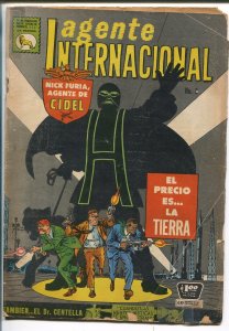 AGENTE INTERNACIONAL #3 1966-MARVEL-STRANGE TALE-MEXICAN-SHIELD-good