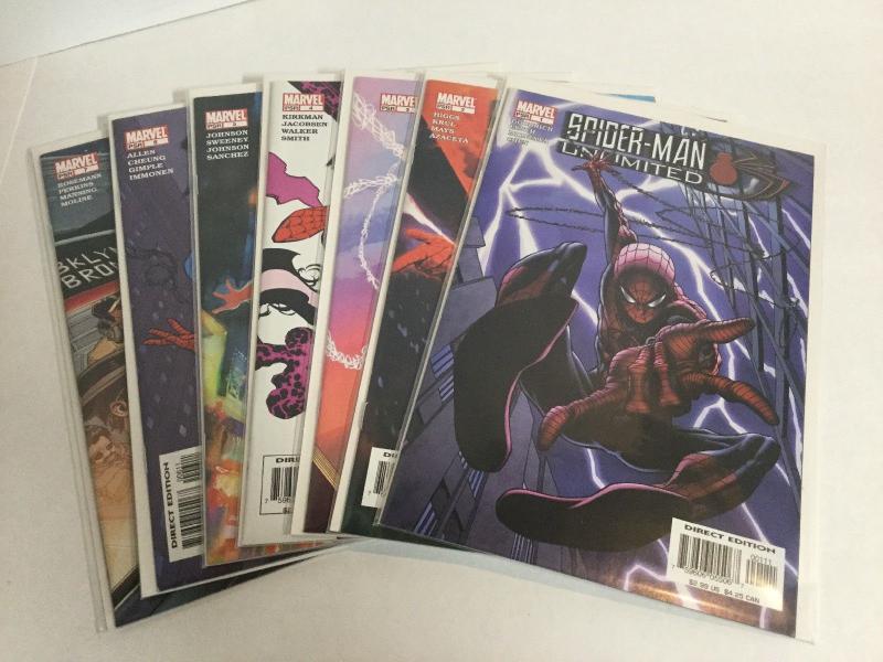 Spider-Man Unlimited 1-7 Lot Set Run Nm Near Mint Marvel Comics A39