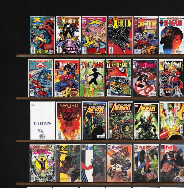 Huge Lot 150+ Comics with Doom Patrol, X-Factor, Avengers & More!