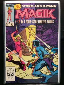 Magik (Storm and Illyana Limited Series) #2 Direct Edition (1984)