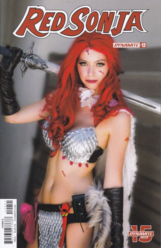 Dynamite Comics Red Sonja Vol5 #12 Antonella Arpa Cosplay Cover NM