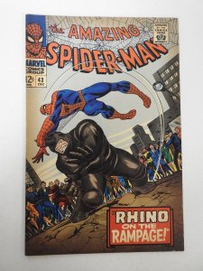 The Amazing Spider-Man #43 (1966) VG Condition moisture stains