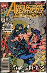 Avengers West Coast #65 (1990) West Coast Avengers / Avengers West Coast