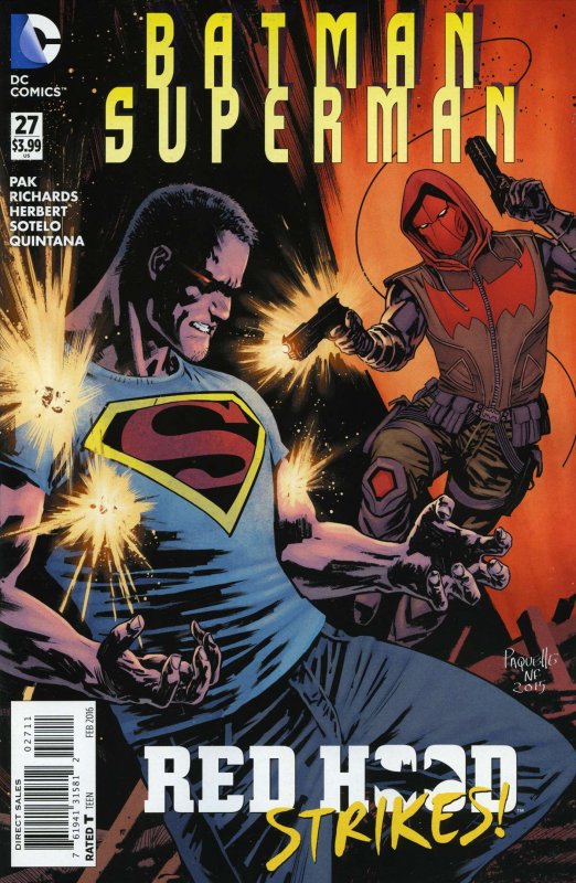 Batman/Superman #27 VF/NM ; DC | New 52 Red Hood Greg Pak