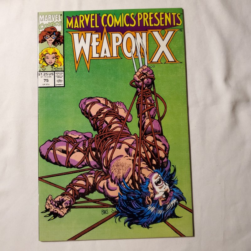 Marvel Comics Presents 75 Near Mint Cover art by Barry Windsor-Smith