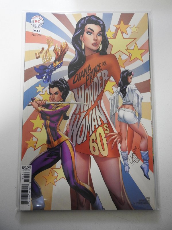 Wonder Woman #750 1960s Variant Cover by J. Scott Campbell (2020)