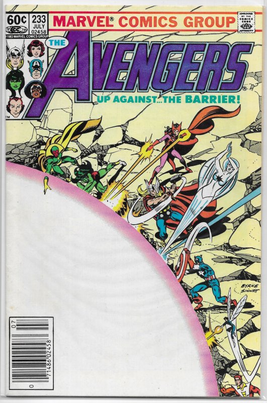 Avengers   vol. 1   #233 VG/FN Stern/Byrne, Annihilus, Fantastic Four