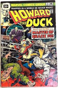 HOWARD THE DUCK#3 VG 1976 30 CENT VARIANT MARVEL BRONZE AGE COMICS