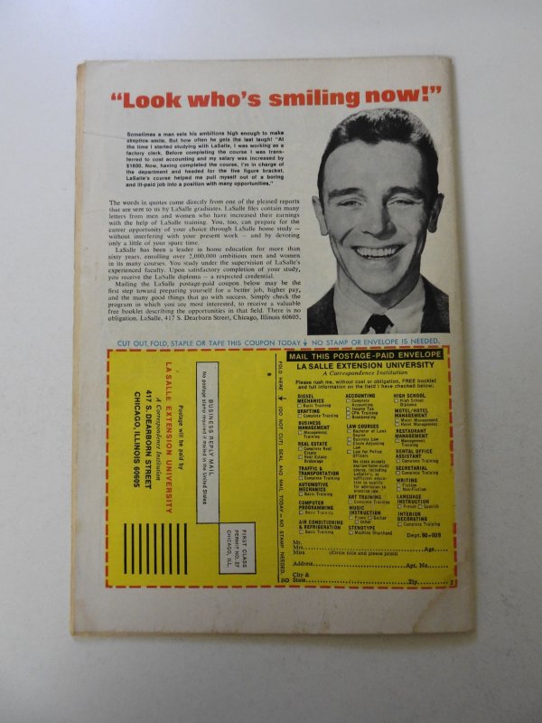 Captain America #163 (1973) VG+ condition moisture damage