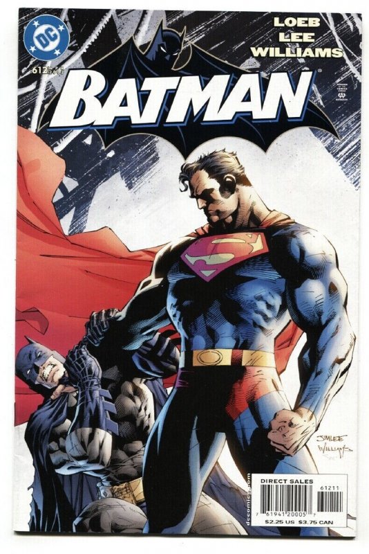 BATMAN #612 JIM LEE-BATMAN VS. SUPERMAN ISSUE-DAWN OF JUSTICE-2003 nm-