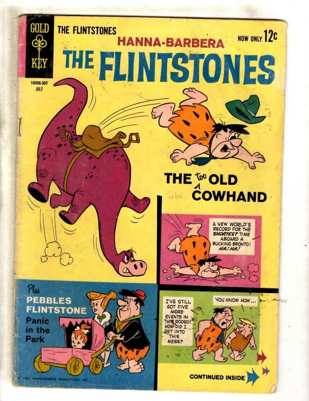 12 Flintstones Gold Key Comics # 1 Giant + 7 12 12 19 22 26 34 35 39 52 53 JL33