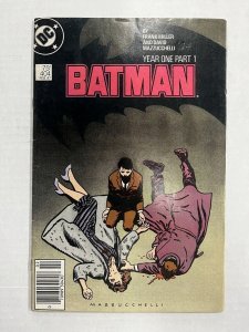 Batman #404 Year One FN+ Newsstand Frank Miller DC Comics C272