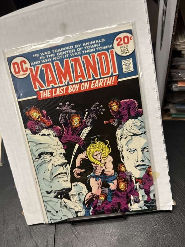 Kamandi, The Last Boy on Earth #8 (Aug 1973, DC) [VF+] High Grade! 