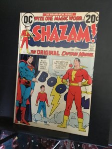 Shazam! #1 (1973) The rock movie, Black Adam! 1st issue! VF/NM Oregon CERT!