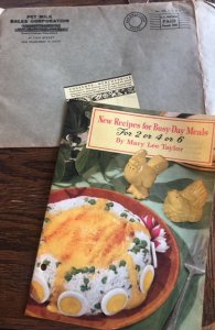 Pet milk Company 1931 recipe book with original envelope, mint