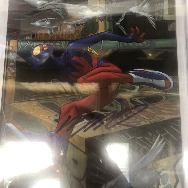 Spider-Man (2023) #7 (CGC 9.8) Signed Ramos • Second Printing / Variant Cover