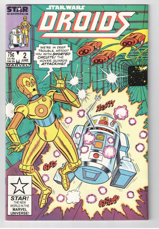 DROIDS 2 NM 9.2 SCARCE IN HIGH(ANY) GRADE!1st APP.NEW DROIDS!