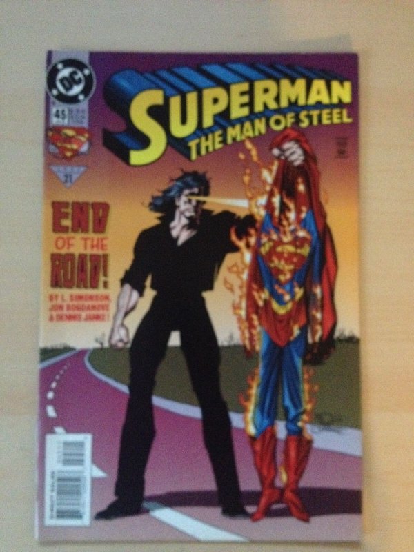 SUPERMAN THE MAN OF STEEL # 45 DC COMICS  