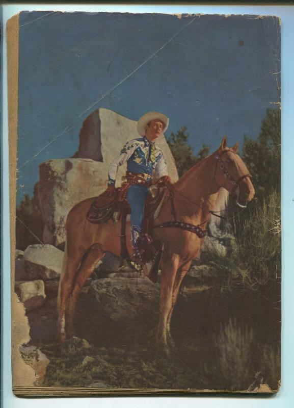 ROY ROGERS FOUR COLOR #38 1944-DELL-1ST PHOTO COVER-1ST ROY ROGERS-RARE-good+ 