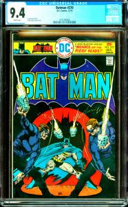 Batman #270 CGC Graded 9.4 David Vern Story